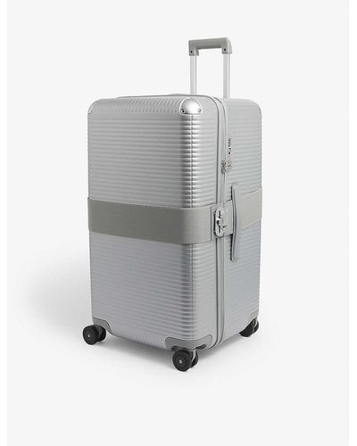 Fabbrica Pelletterie Milano Bank Light Spinner 53 Aluminium Suitcase - Grey