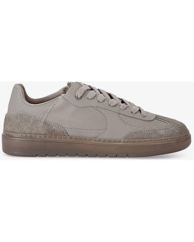 Represent Virtus Leather Low-top Trainers - Grey