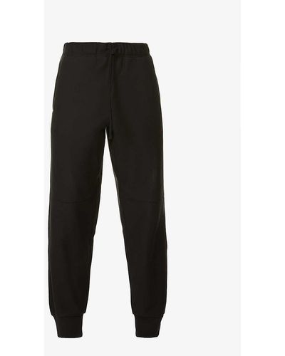 Carhartt Logo-embroidered Relaxed-fit Cotton-blend jogging Bottoms X - Black
