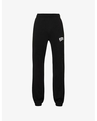 BBCICECREAM Small Arch Relaxed-fit Tapered-leg Cotton-jersey jogging Botto - Black