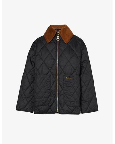 Barbour Woodhall Quilted Recycled-polyester Jacket - Black