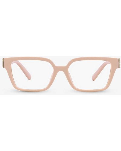 Tiffany & Co. Tf2232u Rectangle-frame Acetate Optical Glasses - Natural