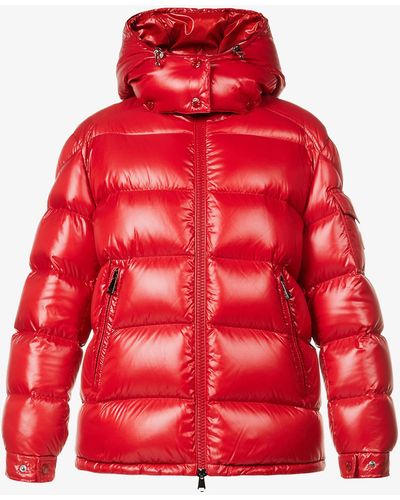 Moncler Maire Padded Shell-down Coat - Red