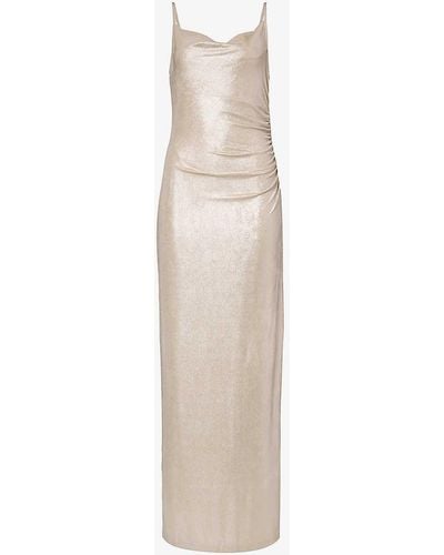 Pretty Lavish Monroe Slim-fit Stretch-woven Maxi Dress - White
