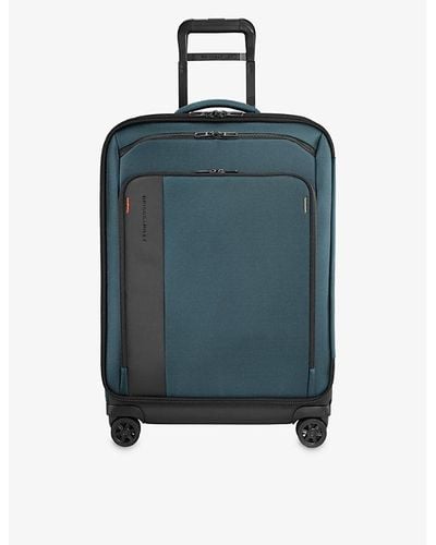 Briggs & Riley Zdx Soft Shell 4-wheel Expandable Suitcase - Blue