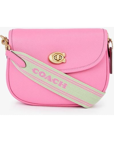 COACH Willow Leather Shoulder Bag - Pink