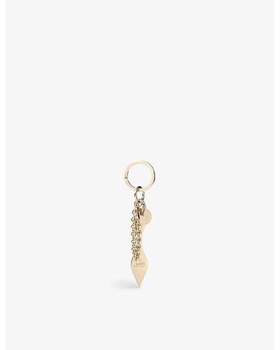 Christian Louboutin Red Sole Gold-tone Keyring - Multicolour
