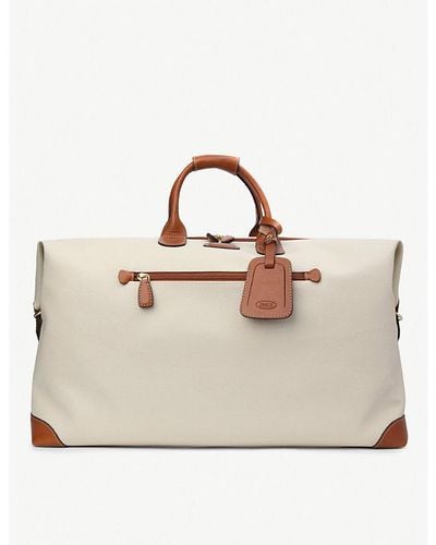 Bric's Firenze Leather Medium Holdall - Natural