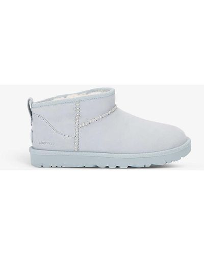 UGG X Madhappy Classic Ultra Mini Suede Boots - Blue