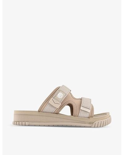 Shaka Chill Out Logo-patch Woven Sandals - Natural
