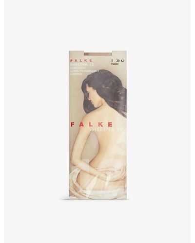 FALKE Shelina 12 Transparent Stretch-woven Blend Ankle Socks - Natural