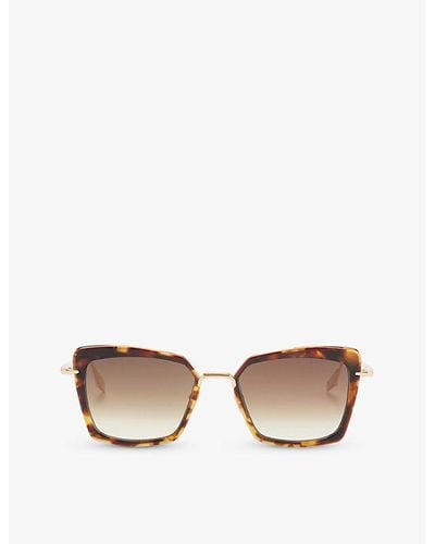 Dita Eyewear Dts405 Perplexa Butterfly-frame Acetate Sunglasses - Brown