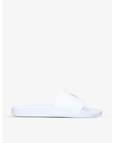 White Polo Ralph Lauren Sandals and Slides for Men | Lyst