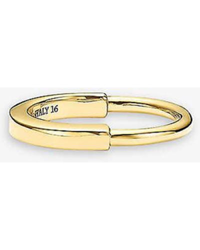 Tiffany & Co. Tiffany Lock 18ct Yellow-gold Ring - Metallic