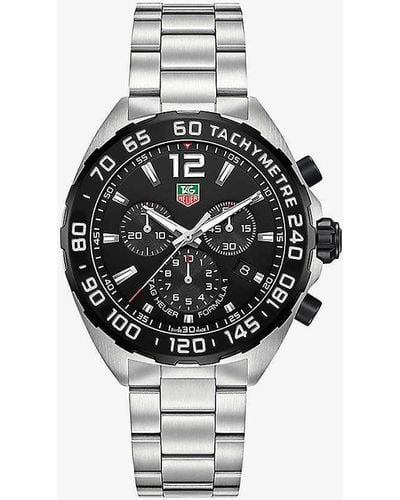Tag Heuer Caz1010.ba0842 Formula 1 Stainless Steel Watch - White