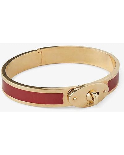 Mulberry Bayswater Stainless-steel And Enamel Bracelet - Multicolour