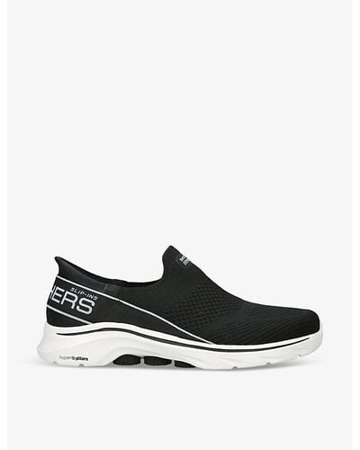 Skechers Go Walk 7-mia Knitted Low-top Sneakers - Black