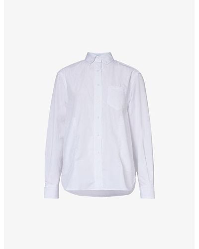 Saks Potts William Regular-fit Cotton Shirt - White
