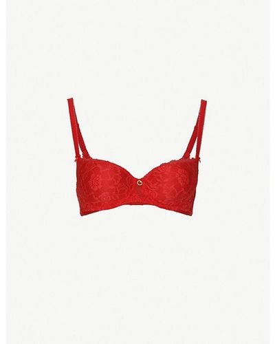 Aubade Rosessence Lace Bra - Red