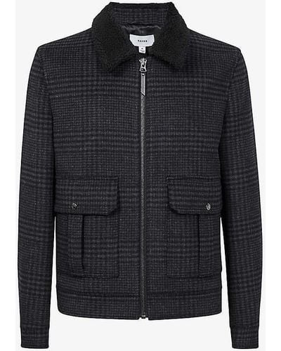 Reiss angelo coat on sale navy