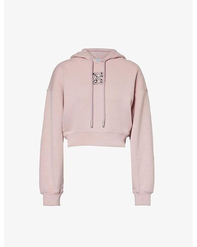 Off-White c/o Virgil Abloh Bling Arrow Graphic-print Hoody X - Pink