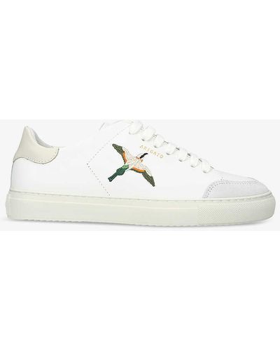 Axel Arigato Clean 90 Leather And Suede Low-top Trainers - White