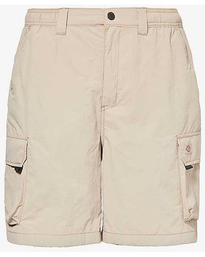 Dickies Jackson Flap-pocket Shell Shorts - Natural