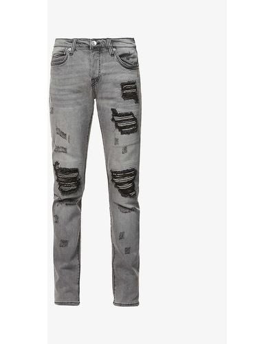 True Religion Tr Rocco Skinny Jeans - Grey