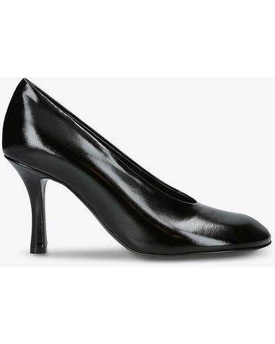Burberry Baby Court Leather Heeled Courts - Black
