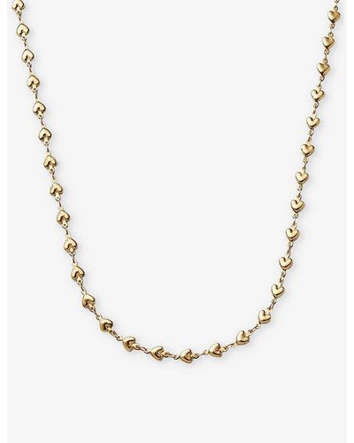 Crystal Haze Jewelry Habibi 18ct -plated Brass Chain Necklace - Natural
