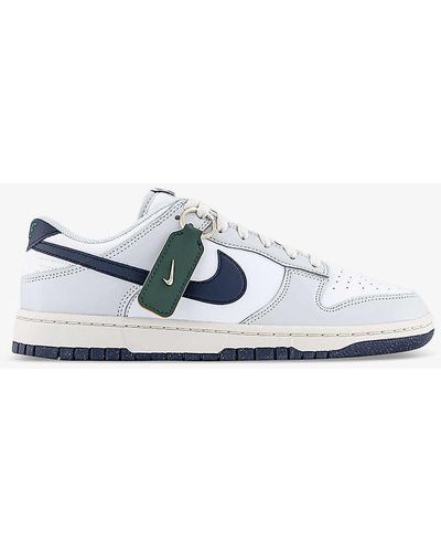 Nike Dunk Low Panelled Leather Low-top Trainers - White