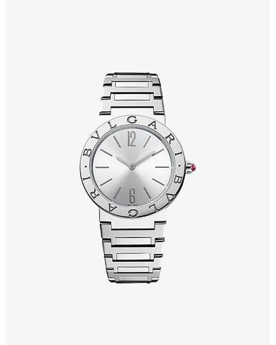BVLGARI Unisex 103575 Stainless-steel Quartz Watch - White