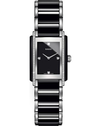 Rado R20217712 Integral Ceramic And Diamond Watch - Black