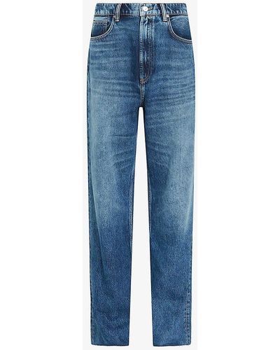 AllSaints Blake Regular-fit High-rise Jeans - Blue