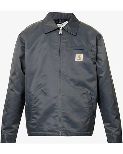 Carhartt Manual Brand-patch Shell Jacket - Blue