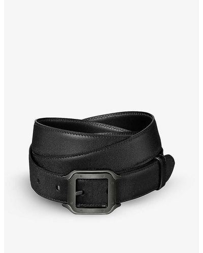 Cartier Santos De Leather Belt - Black