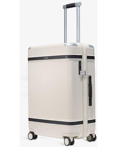 Paravel Aviator Grand Recycled-polycarbonate Suitcase - White