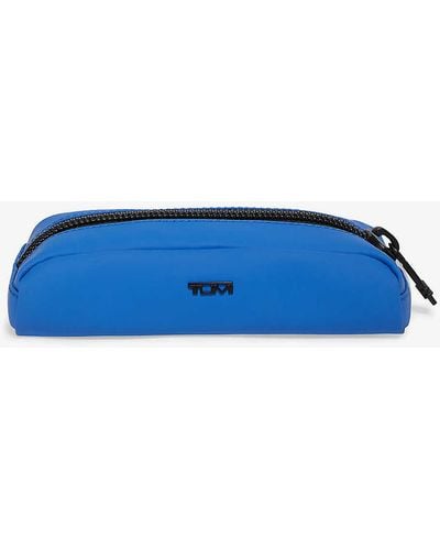 Tumi Modular Small Logo-embellished Woven Pouch - Blue