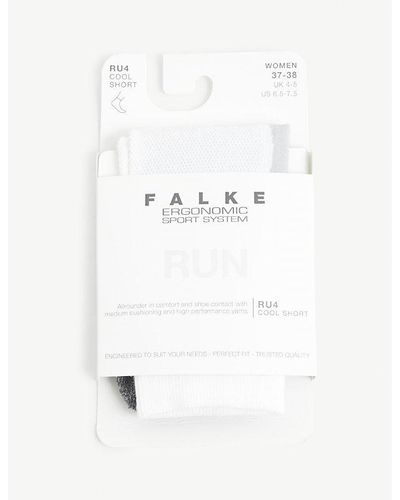 FALKE Ru4 Run Cool Woven Socks - White