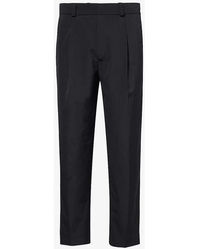 Acne Studios Porter Wool-blend Trousers - Blue