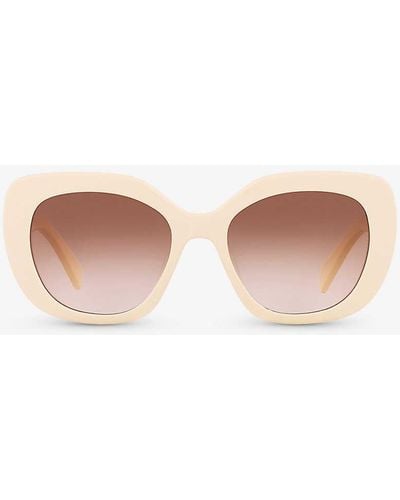 Celine Cl000366 Cl40226u Butterfly-frame Acetate Sunglasses - Pink