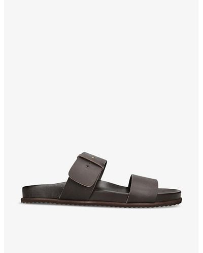 Ancient Greek Sandals Kimon Adjustable-strap Leather Sandals - Brown