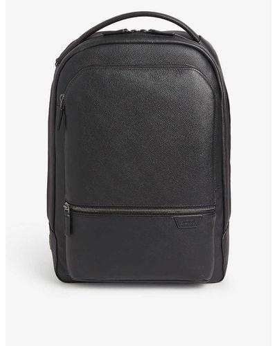 Tumi Bradner Grained Leather Backpack - Black