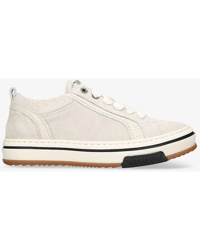 Represent Htn Chunky-lace Woven Low-top Trainers - White