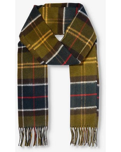 Barbour Yaxley Checked Woven Scarf - Multicolour