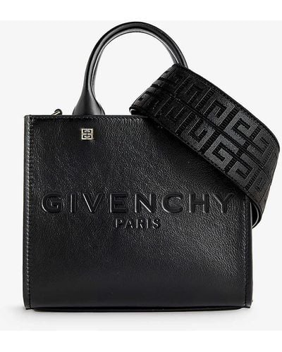 Givenchy G Mini Leather Top-handle Bag - Black