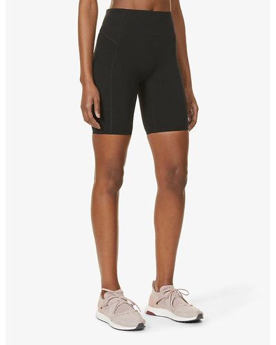 Spanx Every Weartm High-rise Stretch-woven Short - Black