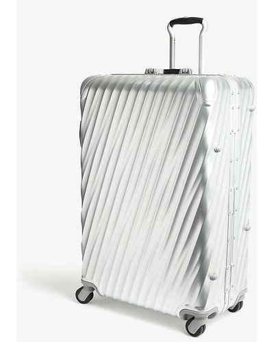 Tumi Silver Extended Trip 19 Degree Aluminium Suitcase - Multicolour