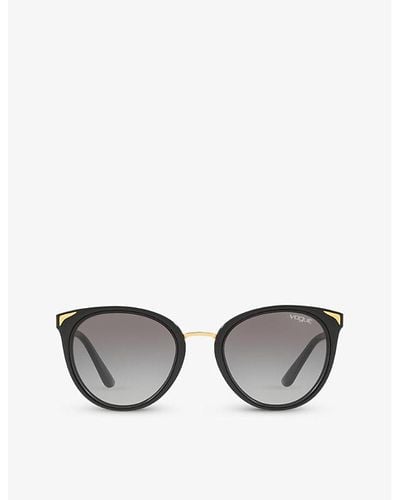 Vogue Vo5230s Cat-eye Frame Acetate Sunglasses - Gray