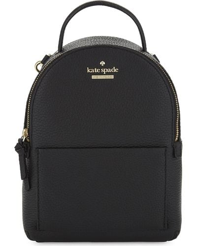 Kate Spade Jackson Street Merry Mini Leather Backpack - Black